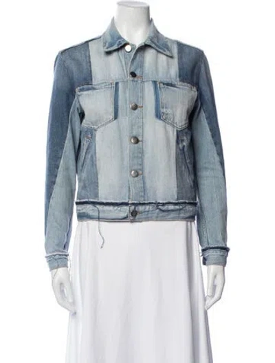 Pre-owned Frame Denim Jacket In Blue