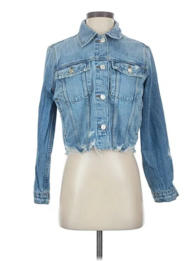 Pre-owned Frame Denim Jacket In Blue