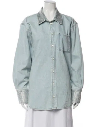 Pre-owned Frame Denim Jacket In Blue