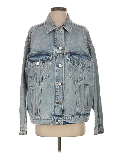 Pre-owned Frame Denim Jacket In Blue