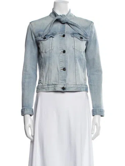 Pre-owned Frame Denim Jacket In Blue