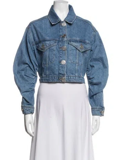 Pre-owned Frame Denim Jacket In Blue