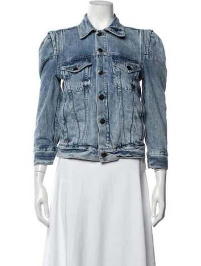 Pre-owned Frame Denim Jacket In Blue