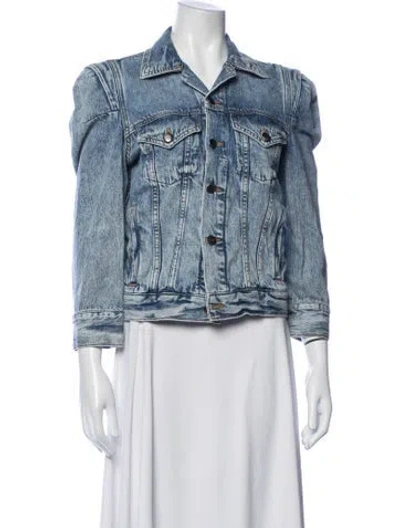 Pre-owned Frame Denim Jacket In Blue