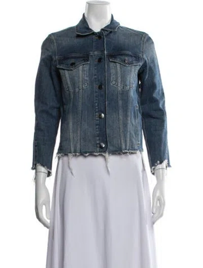 Pre-owned Frame Denim Jacket In Blue