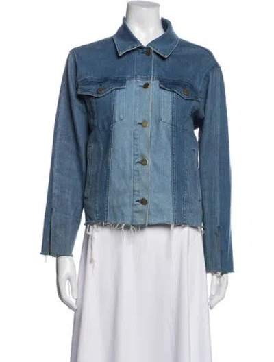 Pre-owned Frame Denim Jacket In Blue