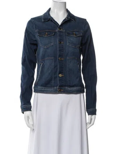 Pre-owned Frame Denim Jacket In Blue