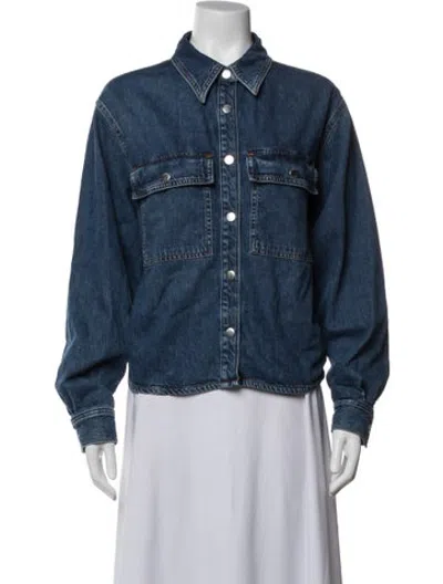 Pre-owned Frame Denim Jacket In Blue