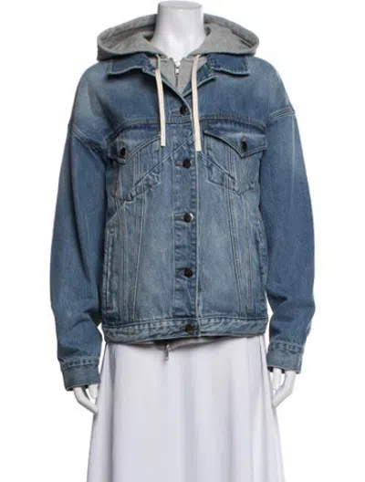 Pre-owned Frame Denim Jacket In Blue