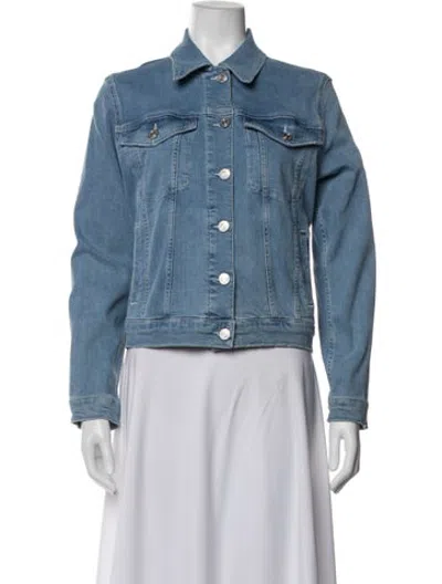 Pre-owned Frame Denim Jacket In Blue