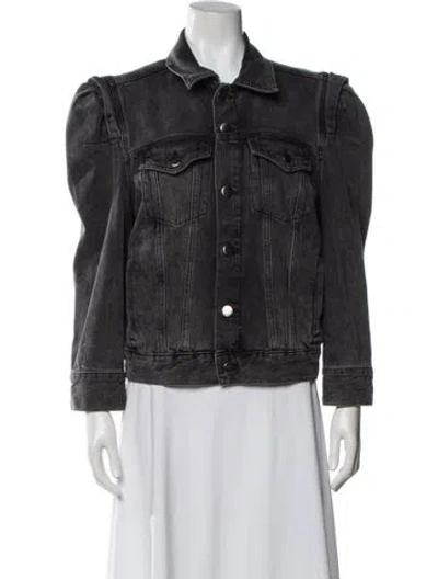 Pre-owned Frame Denim Jacket In Gray