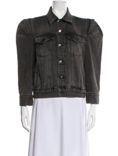 Pre-owned Frame Denim Jacket In Gray