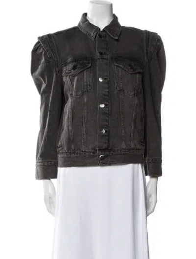 Pre-owned Frame Denim Jacket In Gray