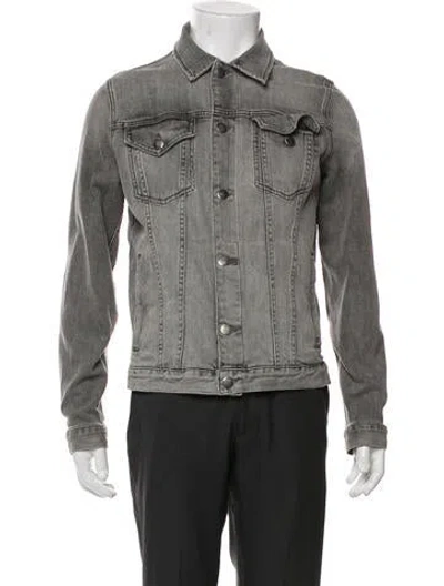Pre-owned Frame Denim Jacket In Gray