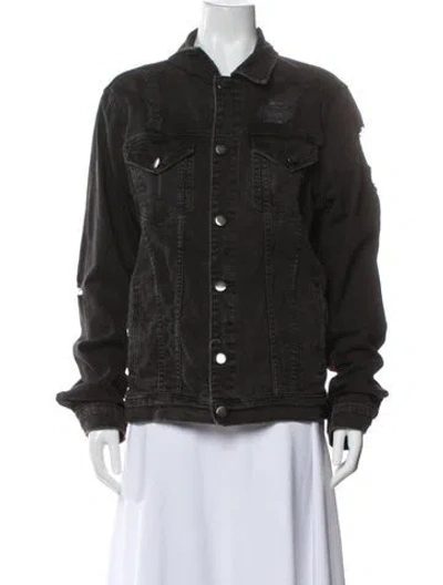 Pre-owned Frame Denim Jacket In Gray