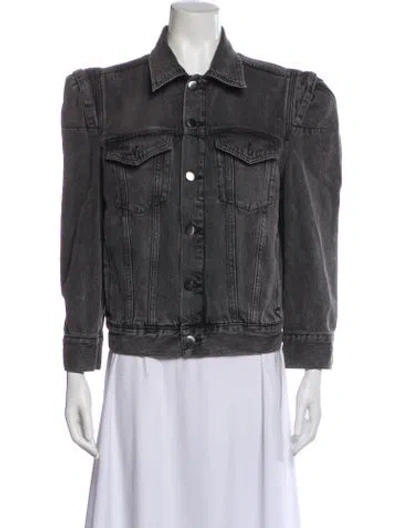 Pre-owned Frame Denim Jacket In Gray