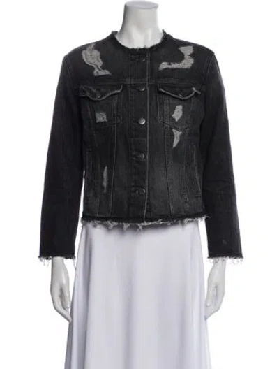 Pre-owned Frame Denim Jacket In Gray