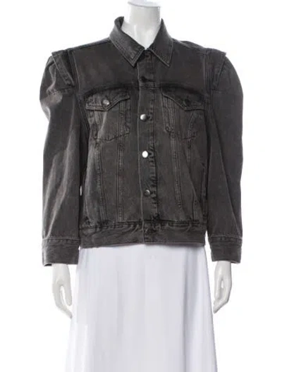 Pre-owned Frame Denim Jacket In Gray