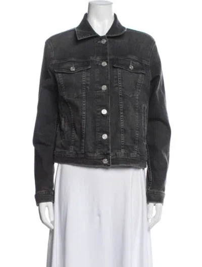 Pre-owned Frame Denim Jacket In Gray