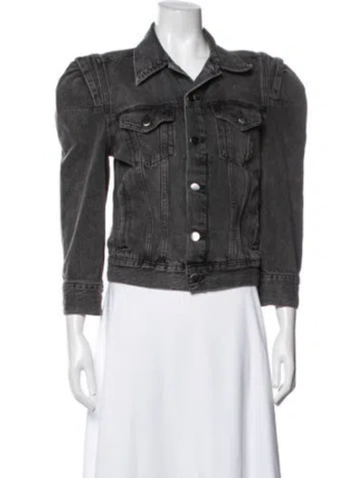 Pre-owned Frame Denim Jacket In Grey