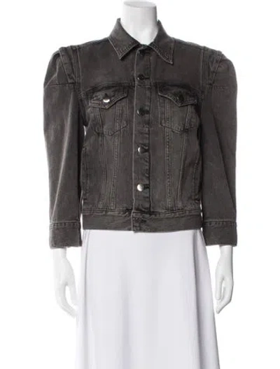 Pre-owned Frame Denim Jacket In Grey