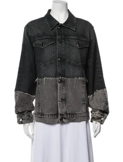 Pre-owned Frame Denim Jacket In Grey