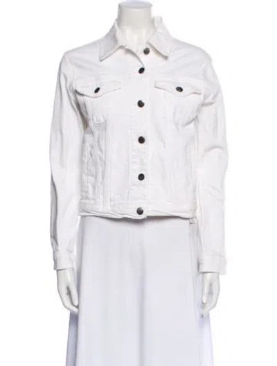 Pre-owned Frame Denim Jacket In Neutral