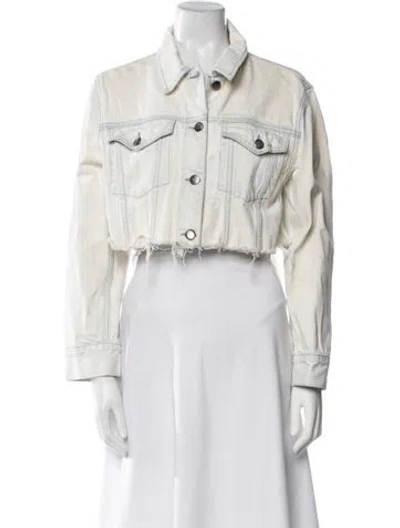 Pre-owned Frame Denim Jacket In Neutral