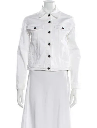 Pre-owned Frame Denim Jacket In Neutral