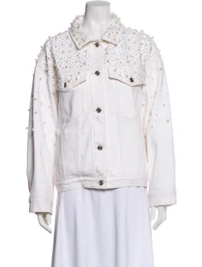 Pre-owned Frame Denim Jacket In Neutral