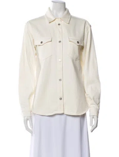 Pre-owned Frame Denim Jacket In Neutral