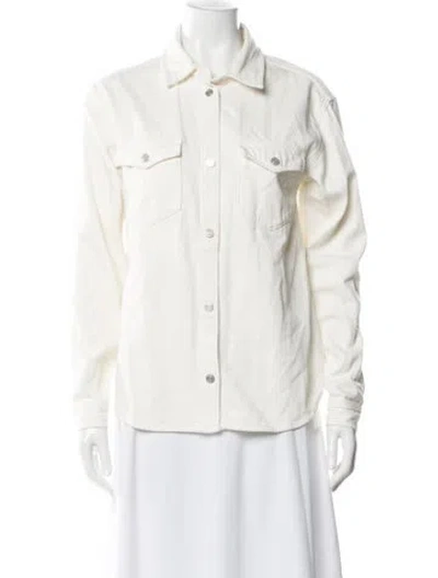 Pre-owned Frame Denim Jacket In Neutral