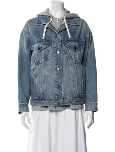 Pre-owned Frame Denim Jacket In Neutral