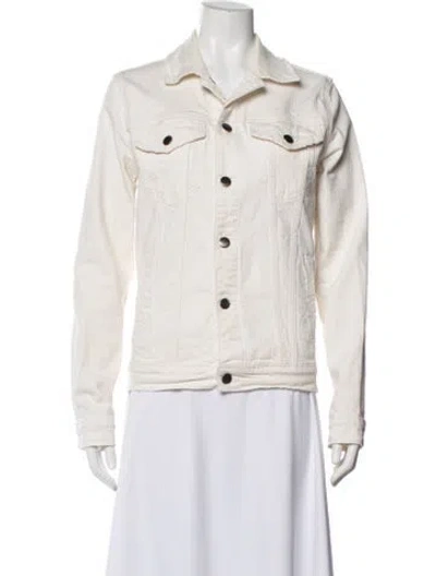 Pre-owned Frame Denim Jacket In Neutral