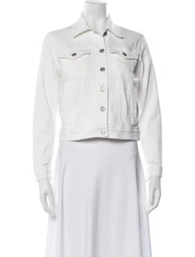 Pre-owned Frame Denim Jacket In Neutral