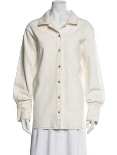 Pre-owned Frame Denim Jacket In Neutrals