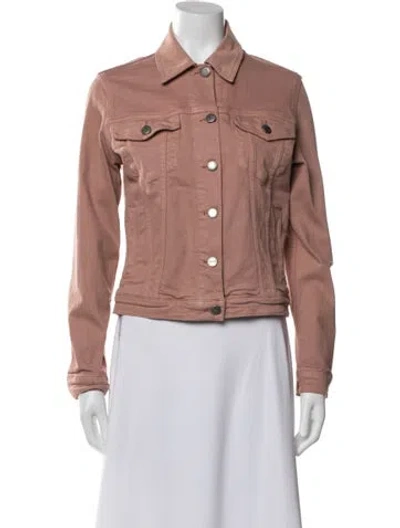 Pre-owned Frame Denim Jacket In Pink