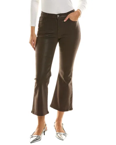 Frame Denim Le Crop Flare Leg Jean In Black