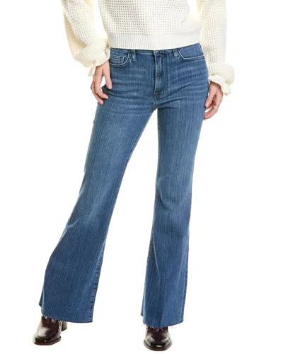 Frame Denim Le Easy Temple Flare Jean In Blue