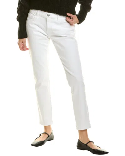 Frame Denim Le Garcon Blanc Slim Straight Jean In White