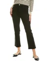 Frame Denim Le High Black Thorn Straight Jean In Black