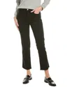 Frame Le Super High Straight Slit Jeans Murphy In Blue