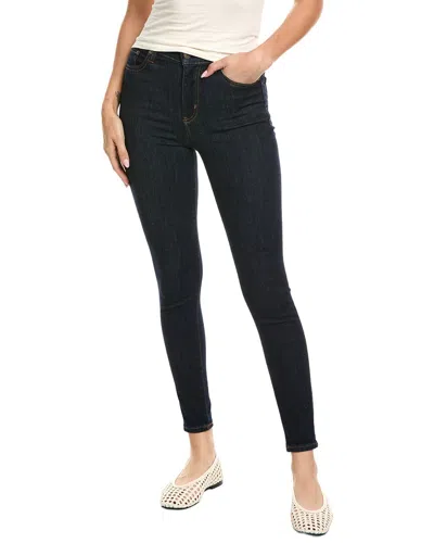 Frame Denim Le High Rise Skinny Jean In Black