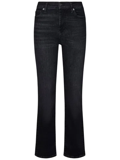 Frame Le Slouch Straight-leg Jeans In Black