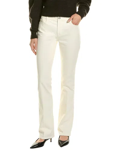 Frame Le Mini Au Natural Grind Bootcut Jean In White