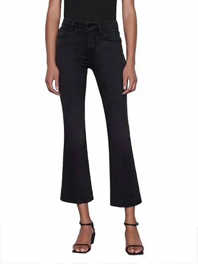 Frame Denim Le Mini Boot Jeans In Billups In Black