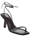 Frame Le Ozzie Ankle Tie Sandal In Black
