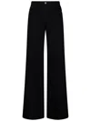 Frame Le Slim Palazzo Jeans In Black
