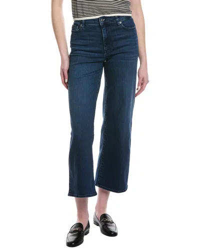 Frame Denim Le Pixie Slim Palazzo Jean In Blue