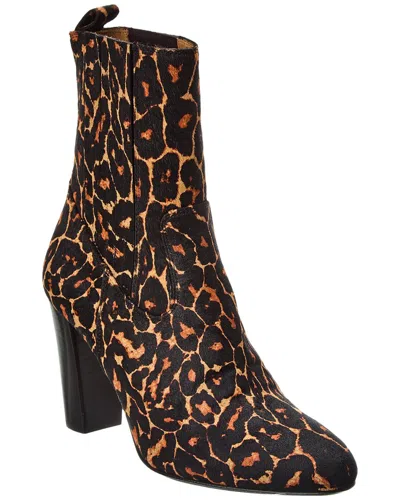 Frame Le Romy Heel Bootie Animal Multi In Brown